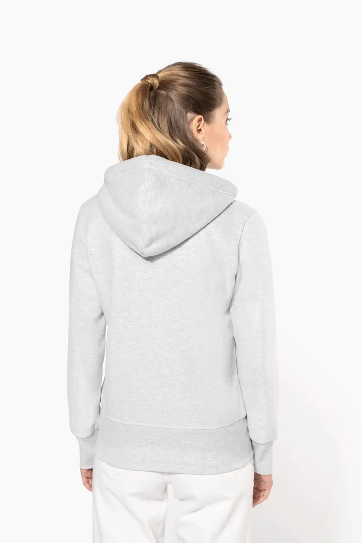 Damen Kapuzensweatshirt mit Reißverschluss 4