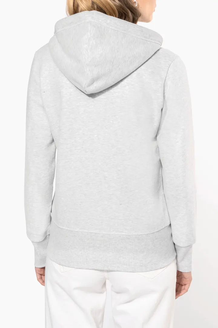 Damen Kapuzensweatshirt mit Reißverschluss 3