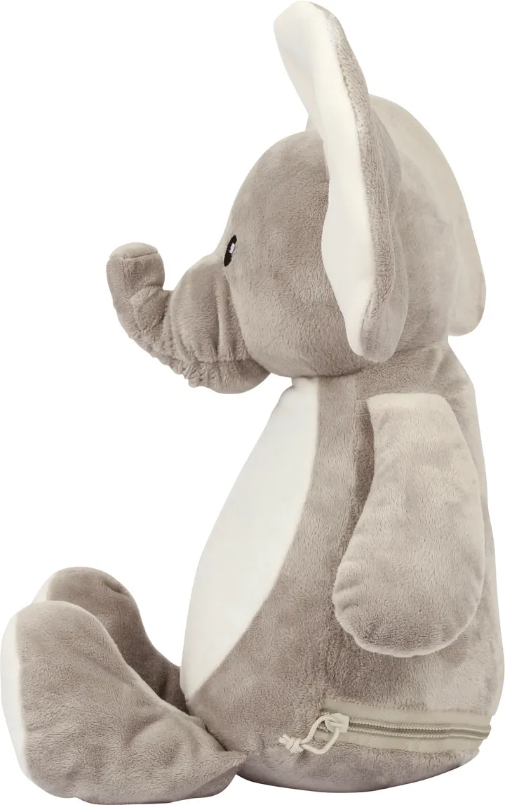 Plüschtier Elefant mit Reißverschluss 3