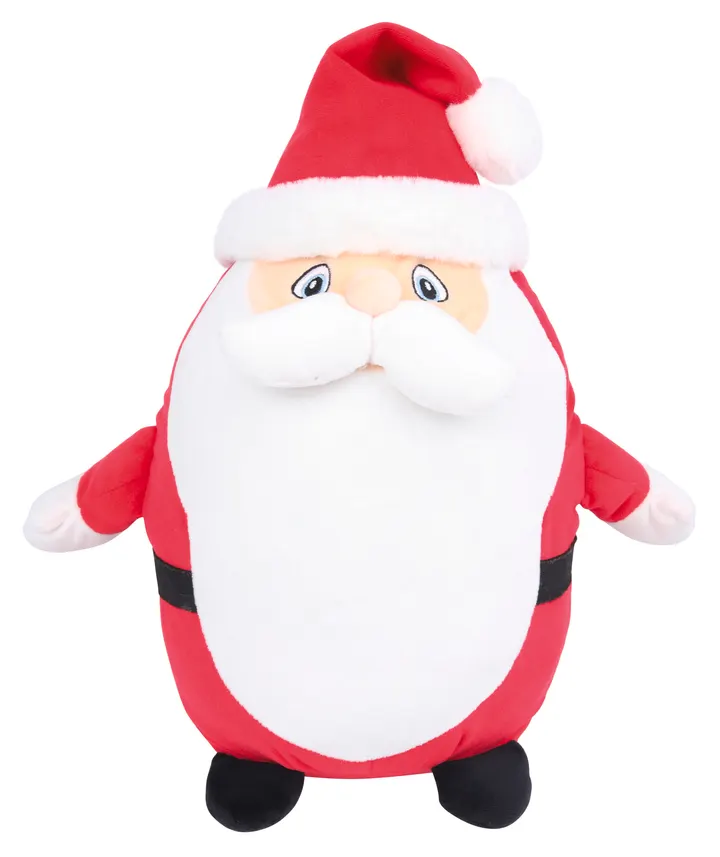 Plüschtier Weihnachtsmann mit Reißverschluss