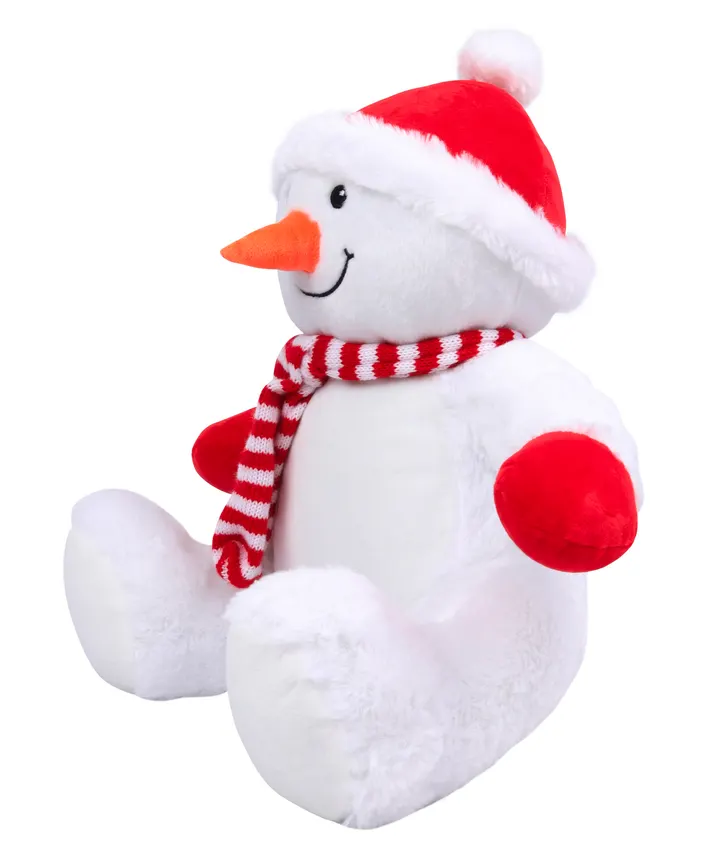 Peluche zippée bonhomme de neige 3