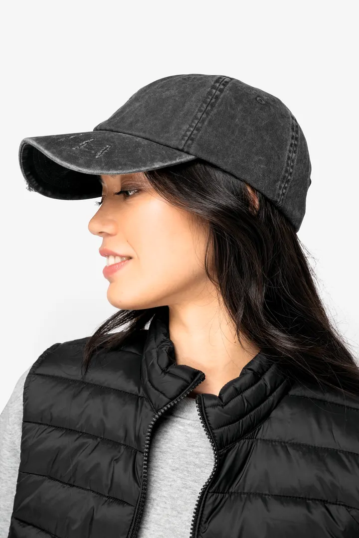 Umweltfreundliche Unisex Kappe im zerrissenen Look 2