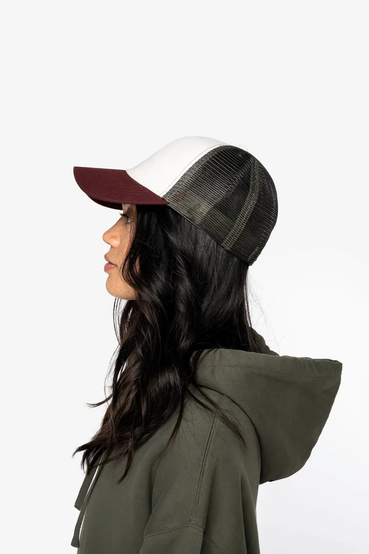 Casquette trucker écoresponsable 5 panneaux unisexe 2