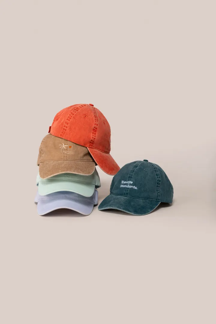 Umweltfreundliche ausgewaschene Unisex-Kappe 4