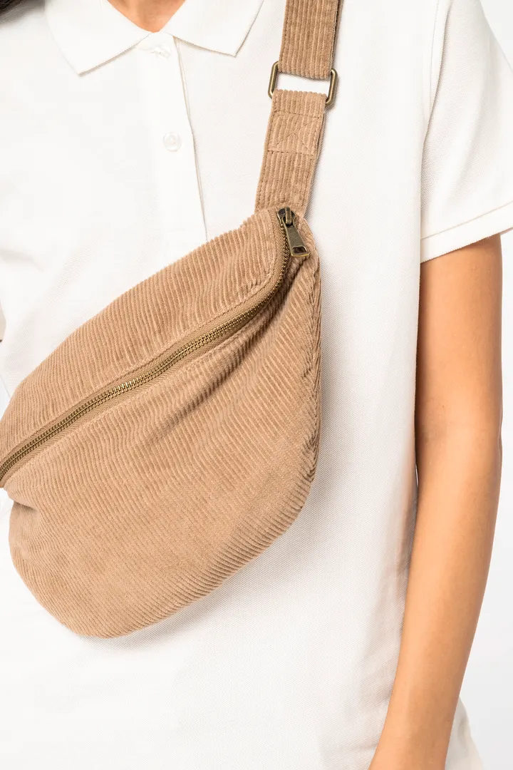Umweltfreundliche Ausgewaschener Gürteltasche aus Kord 3