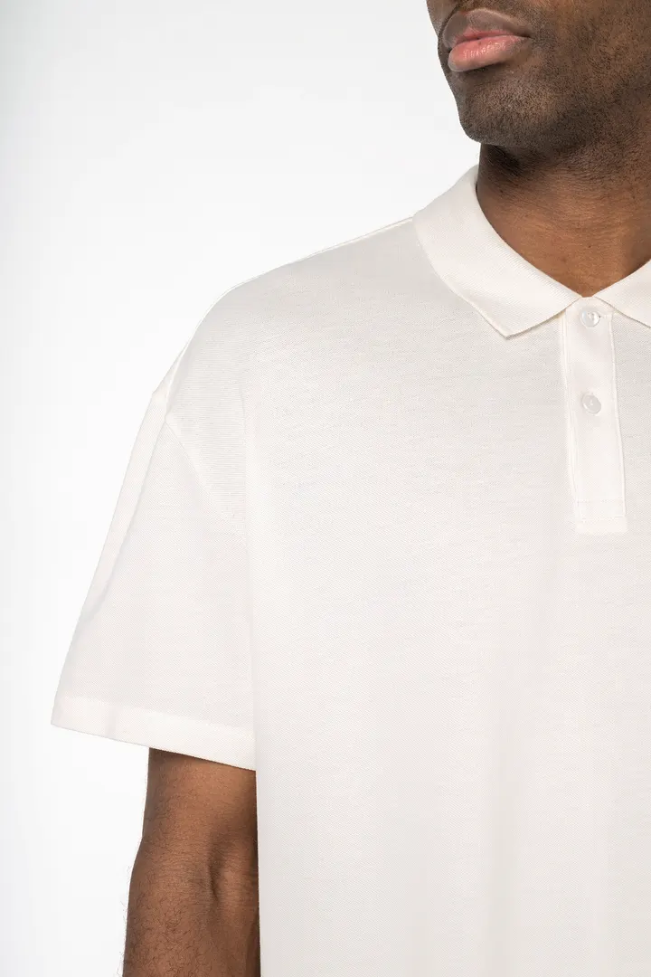 Polo écoresponsable maille piquée à épaules tombantes homme 5