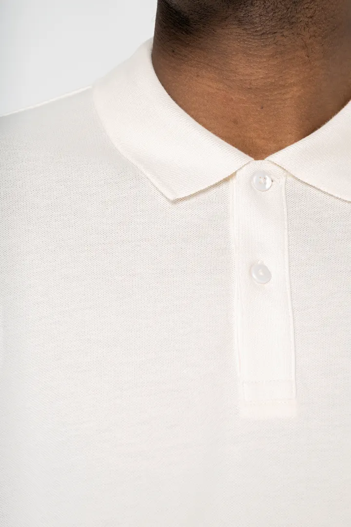 Polo écoresponsable maille piquée à épaules tombantes homme 6
