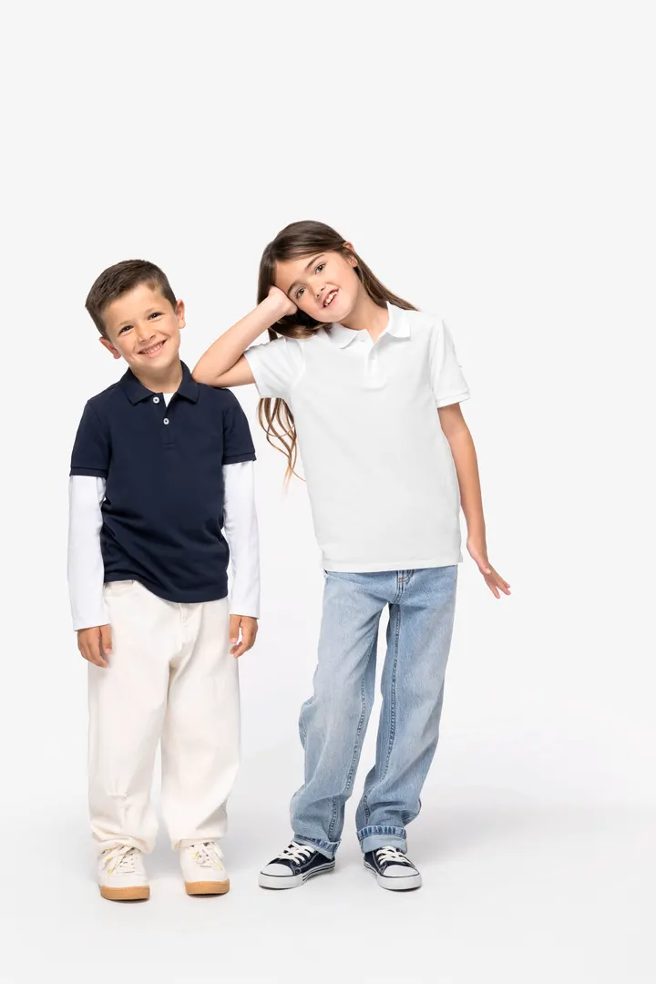 Polo écoresponsable maille piquée enfant 7