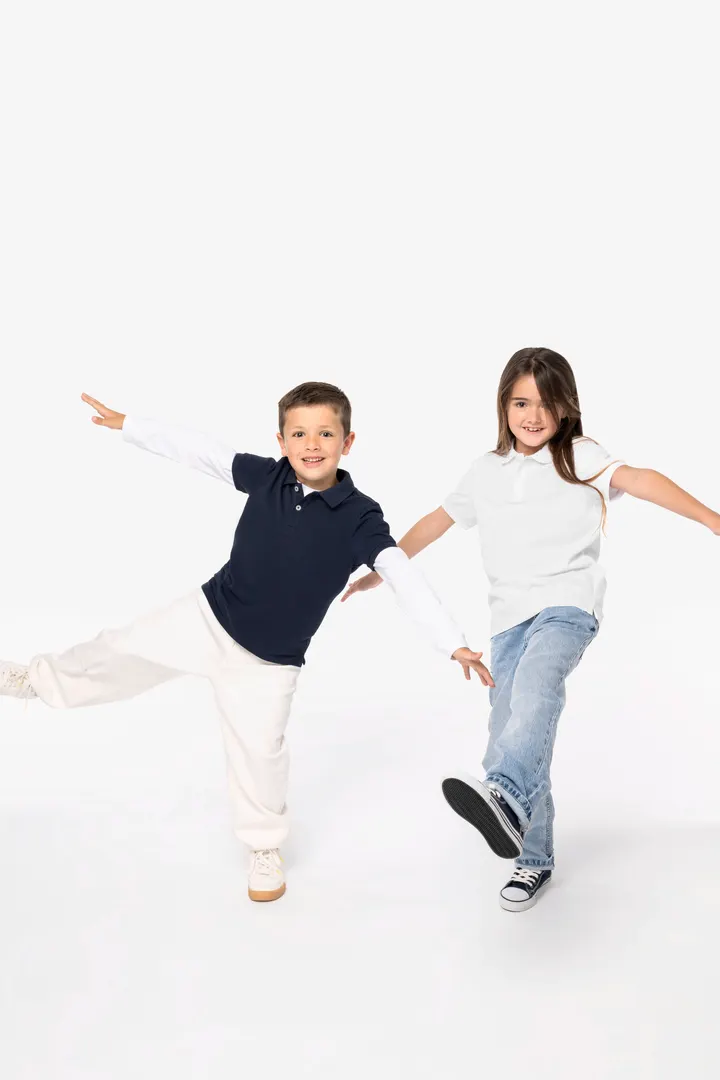 Polo écoresponsable maille piquée enfant 8