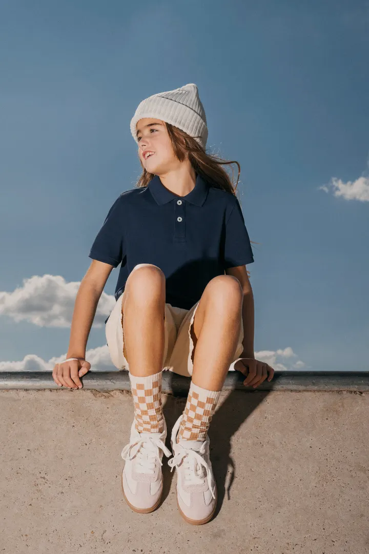 Polo écoresponsable maille piquée enfant 9