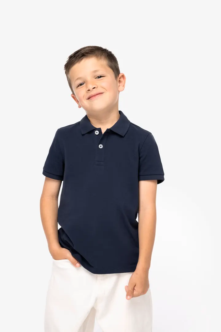 Polo écoresponsable maille piquée enfant 2