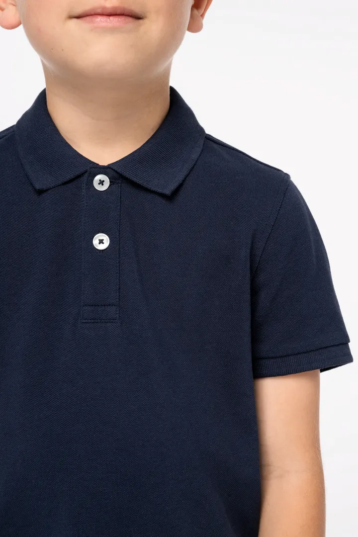 Polo écoresponsable maille piquée enfant 4
