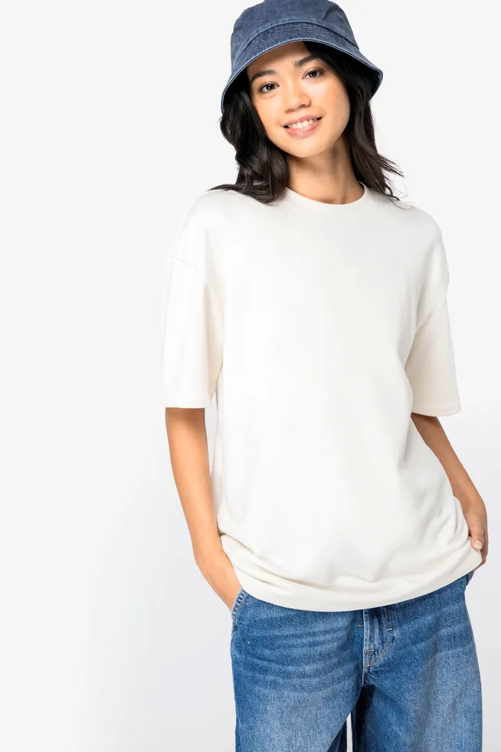 T-shirt écoresponsable oversize French Terry unisexe 9