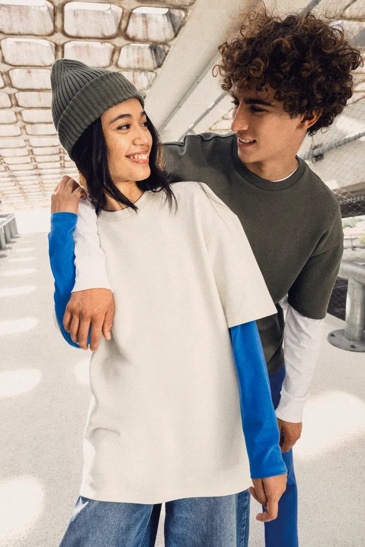 T-shirt écoresponsable oversize French Terry unisexe 10