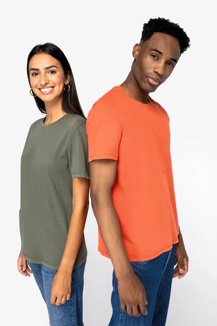 T-shirt écoresponsable délavé unisexe 6