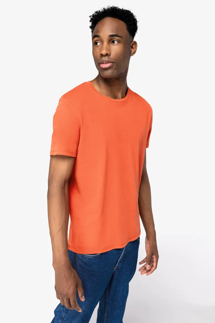 T-shirt écoresponsable délavé unisexe 1