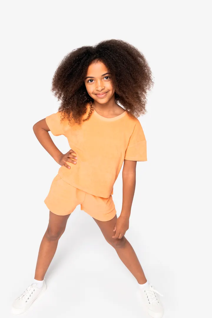 T-shirt écoresponsable en éponge fille 7
