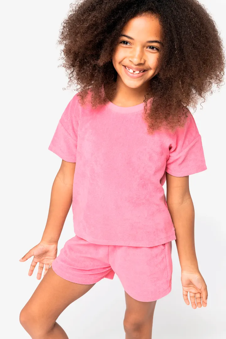 T-shirt écoresponsable en éponge fille 8