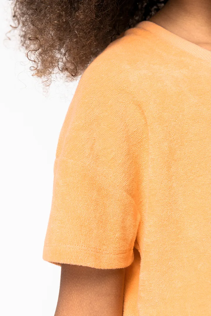 T-shirt écoresponsable en éponge fille