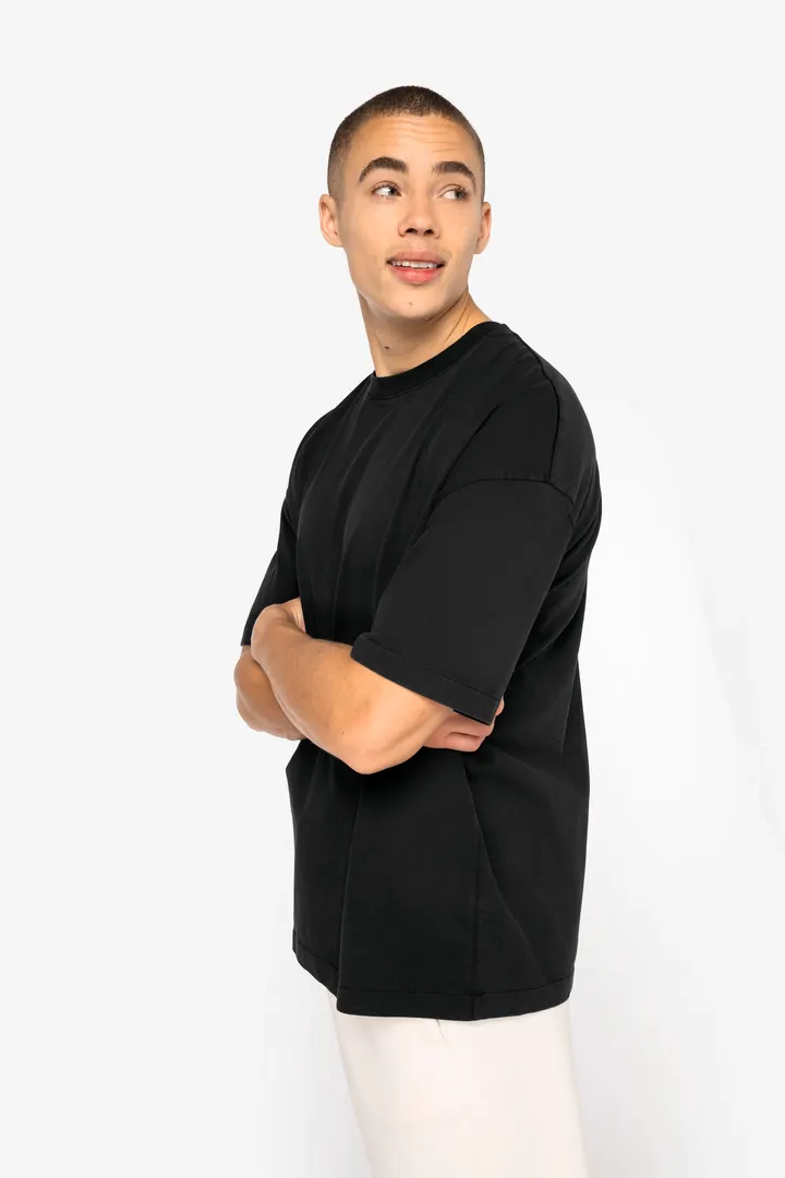 Ausgewaschenes umweltfreundliches Oversize Herren T-Shirt 2