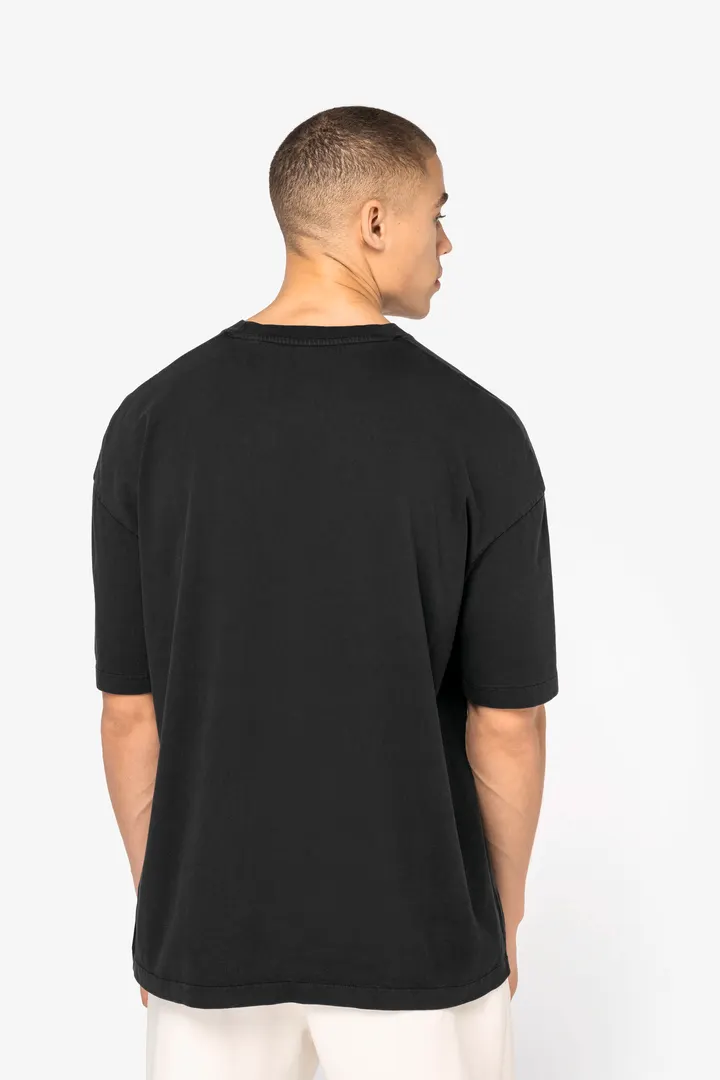Ausgewaschenes umweltfreundliches Oversize Herren T-Shirt 4