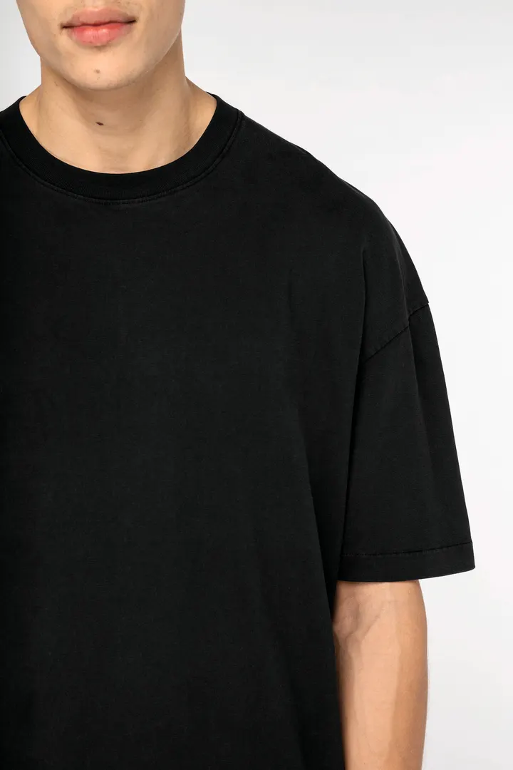 Ausgewaschenes umweltfreundliches Oversize Herren T-Shirt 5