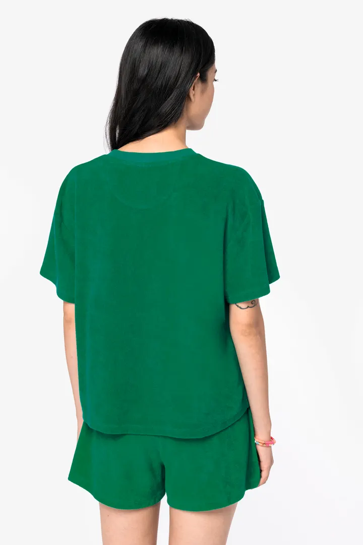 T-shirt écoresponsable en éponge femme 7