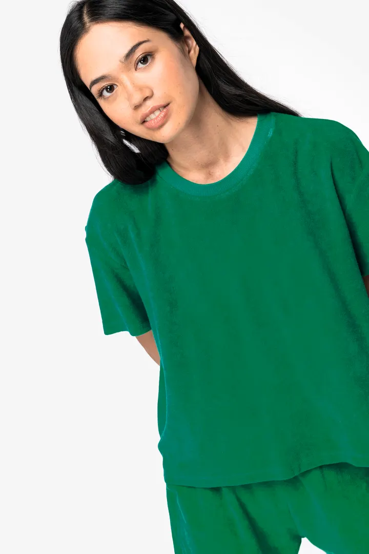 T-shirt écoresponsable en éponge femme 2