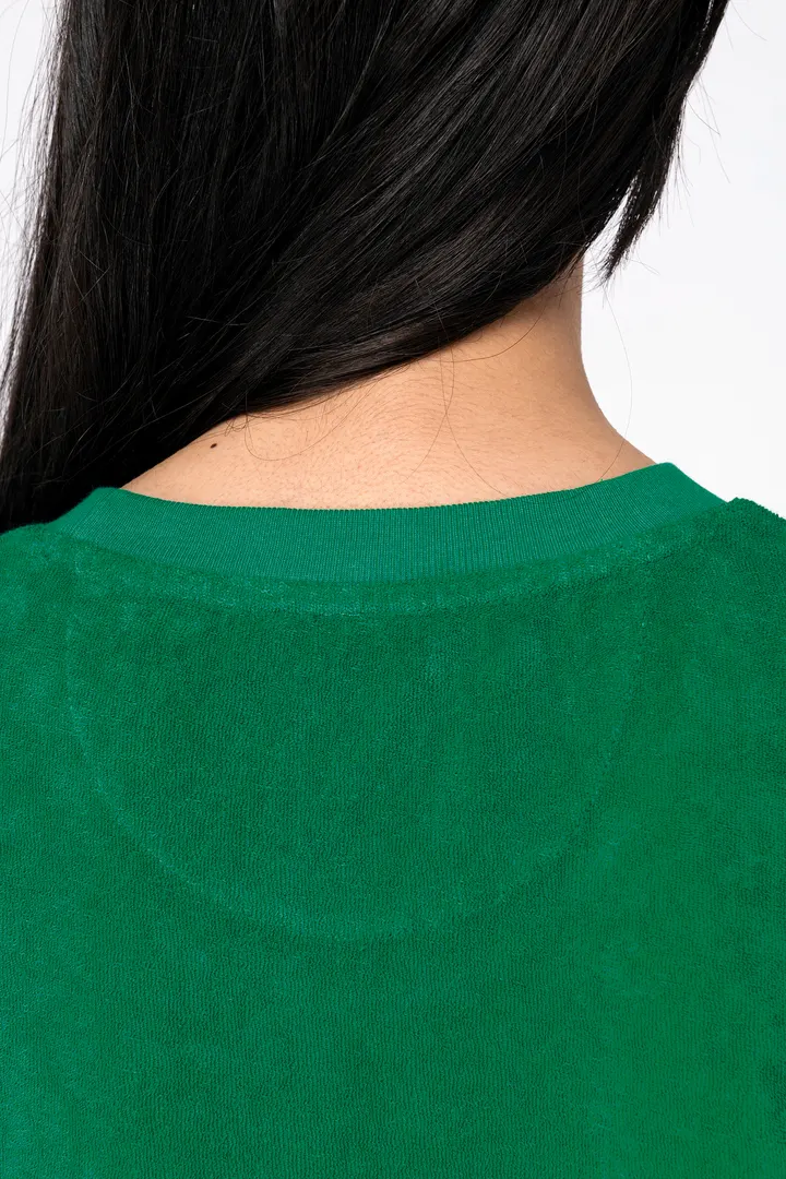 Umweltfreundliches Damen-T-Shirt aus Frottee