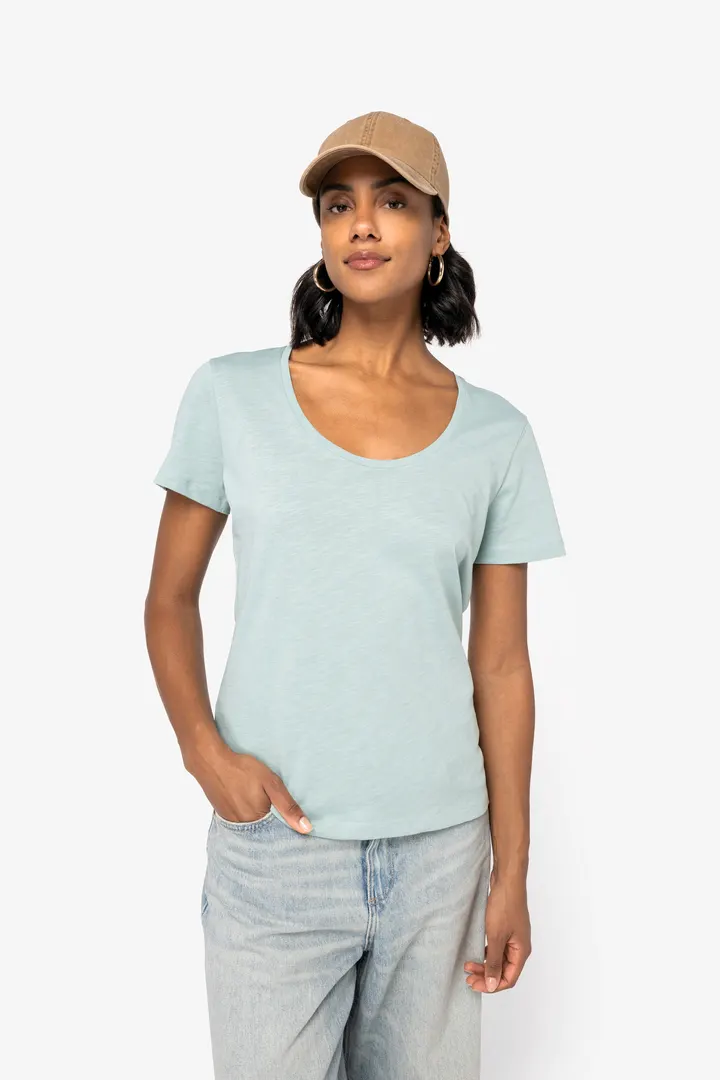 Umweltfreundliches Damen-Slub-T-Shirt 3