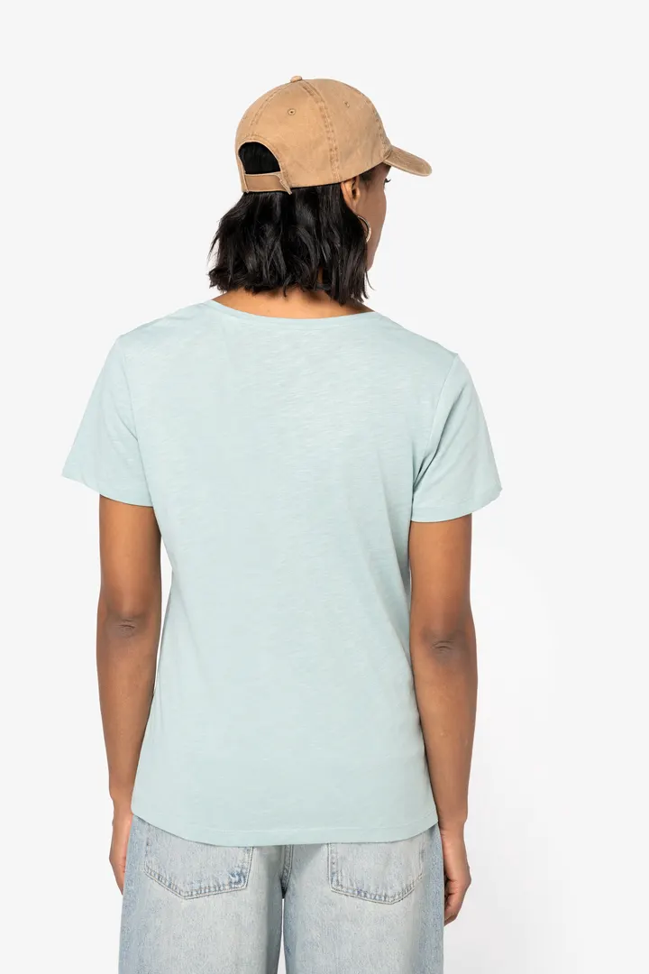 Umweltfreundliches Damen-Slub-T-Shirt 4