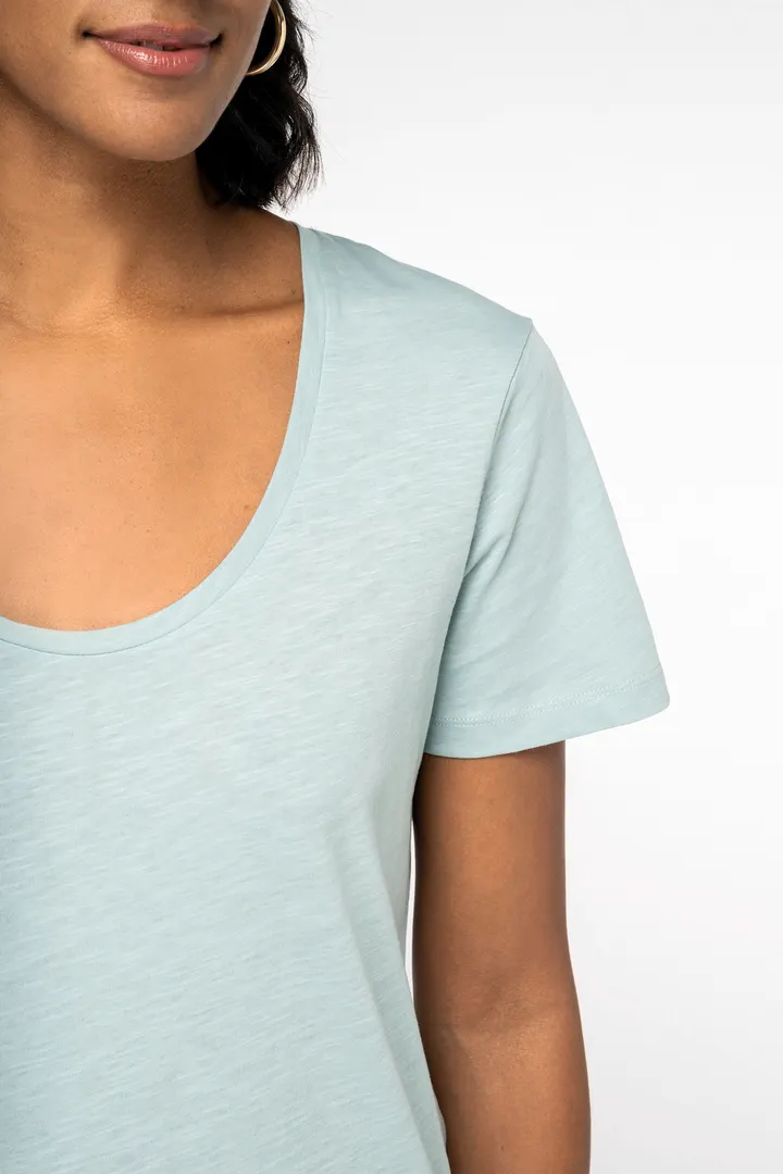 Umweltfreundliches Damen-Slub-T-Shirt 5