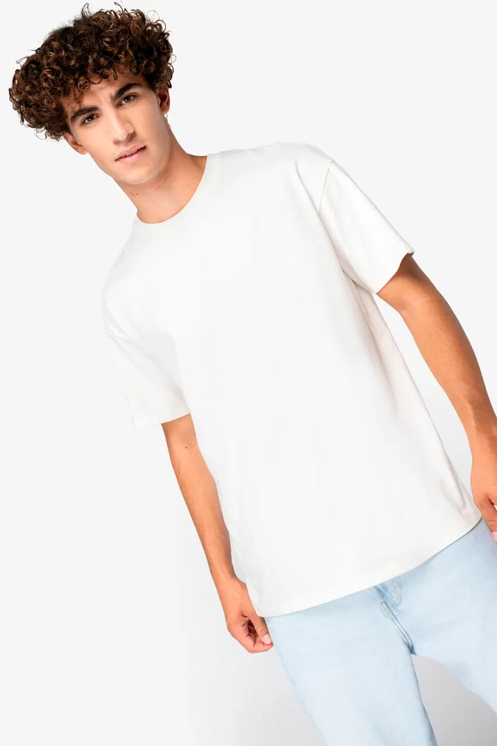 Umweltfreundliches Unisex T-Shirt mit hängenden Schultern 7