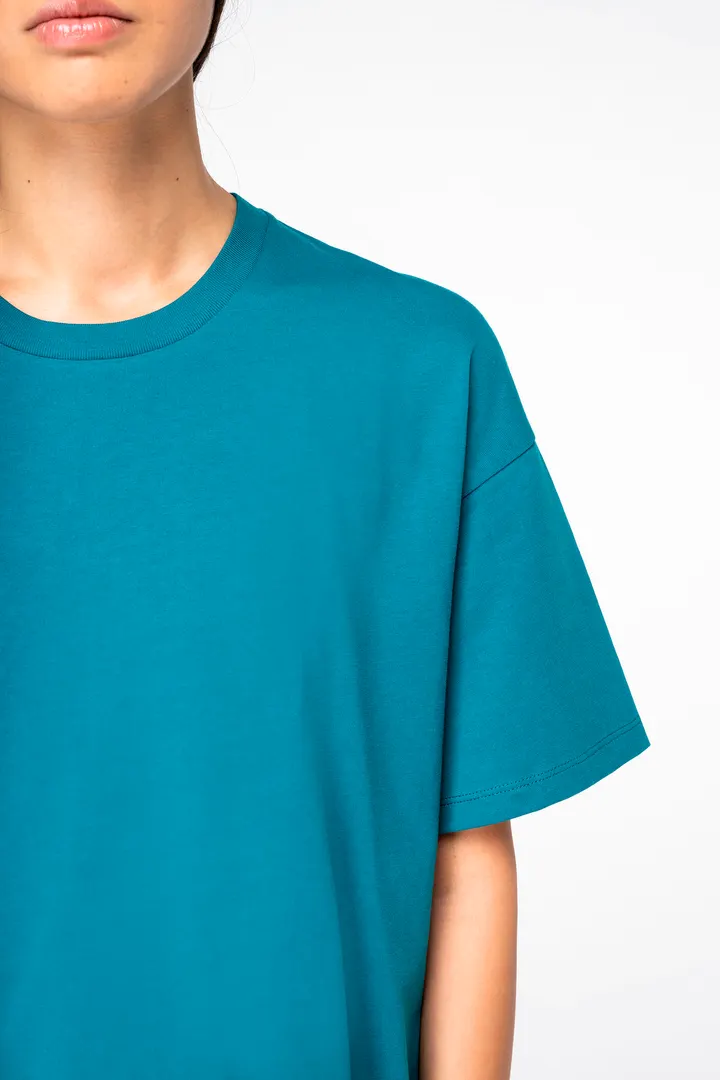 Umweltfreundliches Unisex T-Shirt mit hängenden Schultern 3