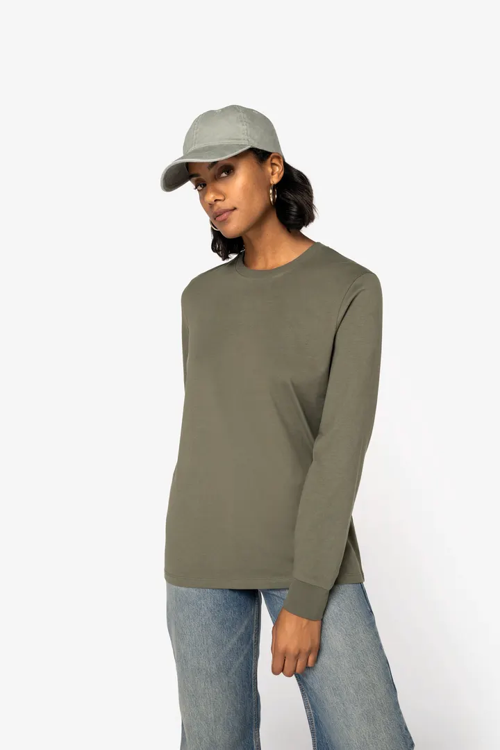Umweltfreundliches Unisex T-Shirt mit langen Ärmeln