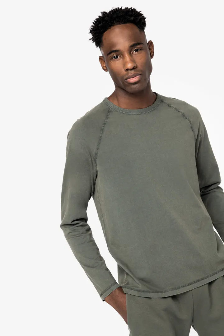 Umweltfreundliches Raglan-Langarmshirt für Herren 3