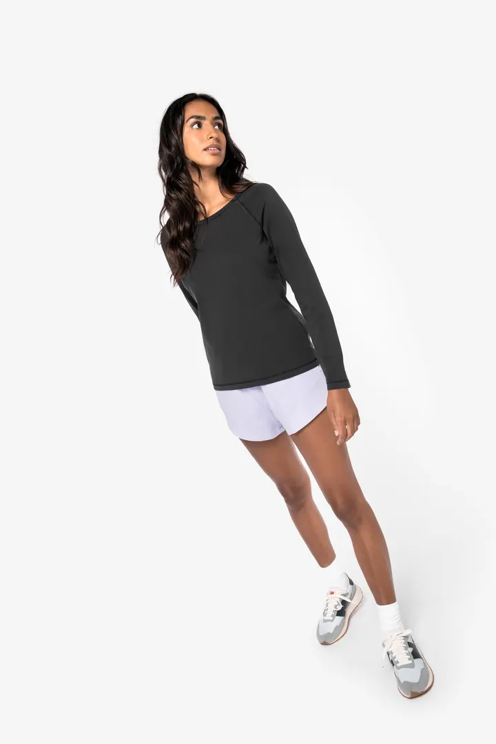 Umweltfreundliches Raglan-Langarmshirt für Damen
