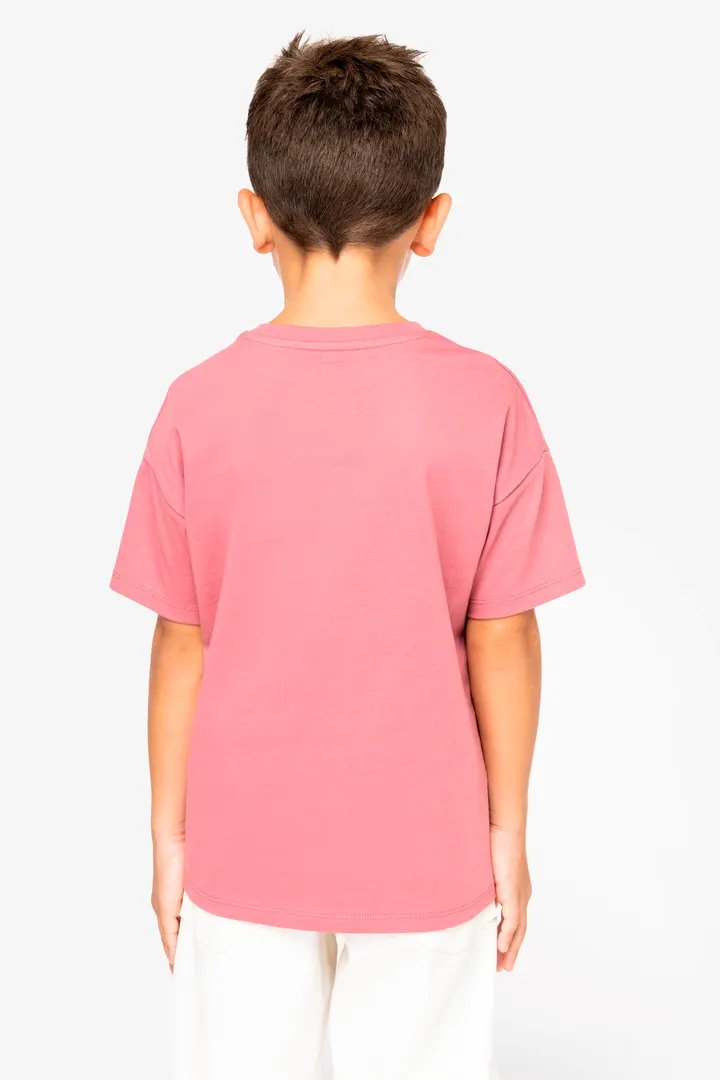 Umweltfreundliches T-Shirt mit hängenden Schultern für Kinder 4