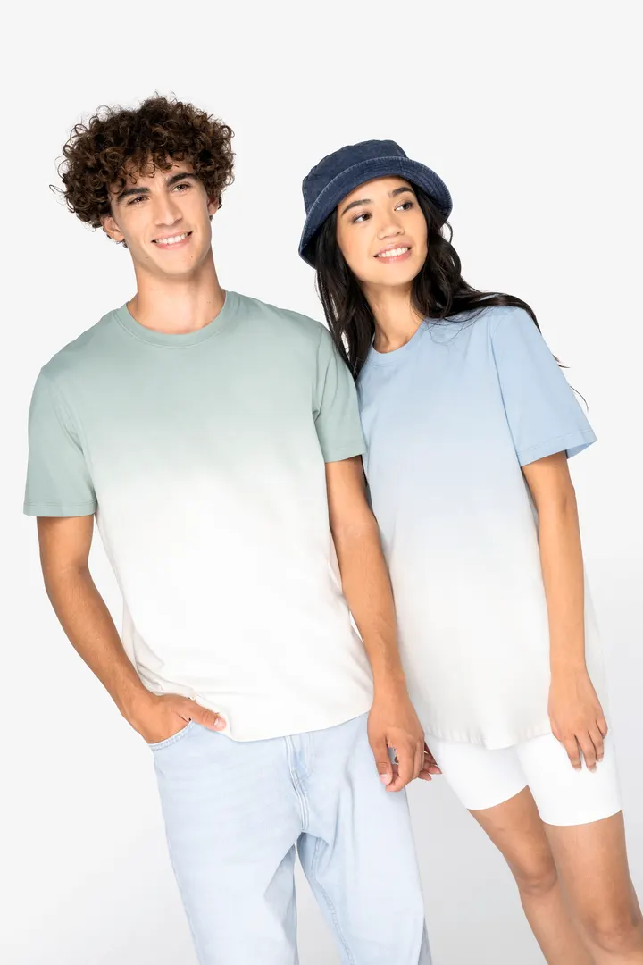 T-shirt écoresponsable Dip Dye unisexe 4