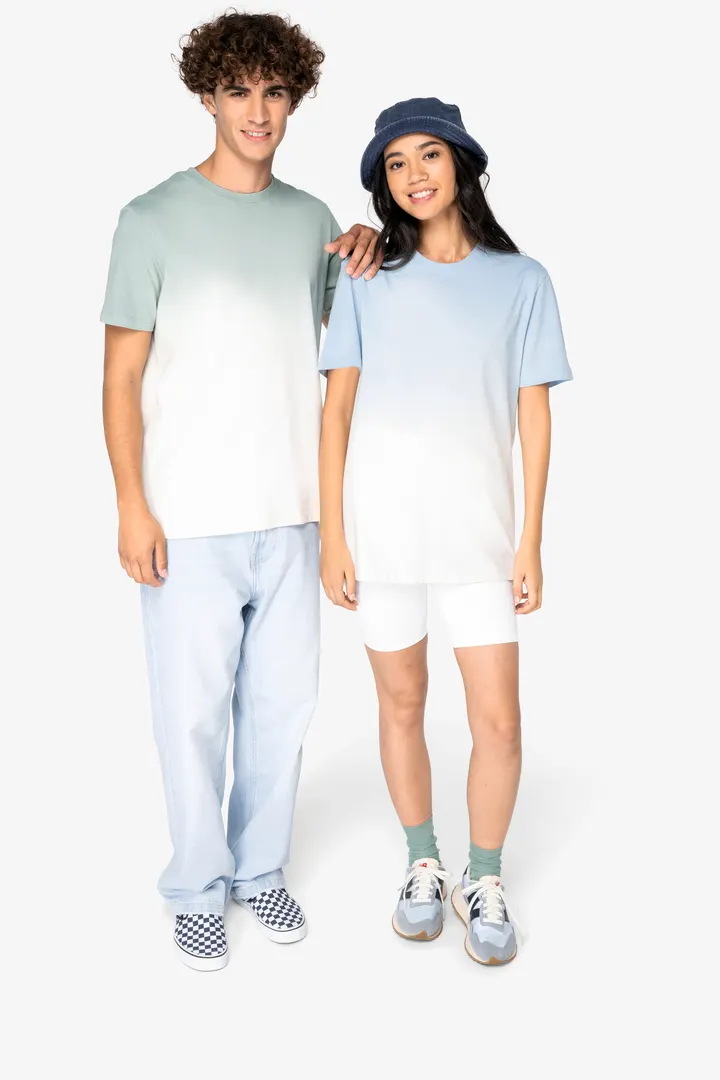 T-shirt écoresponsable Dip Dye unisexe 3