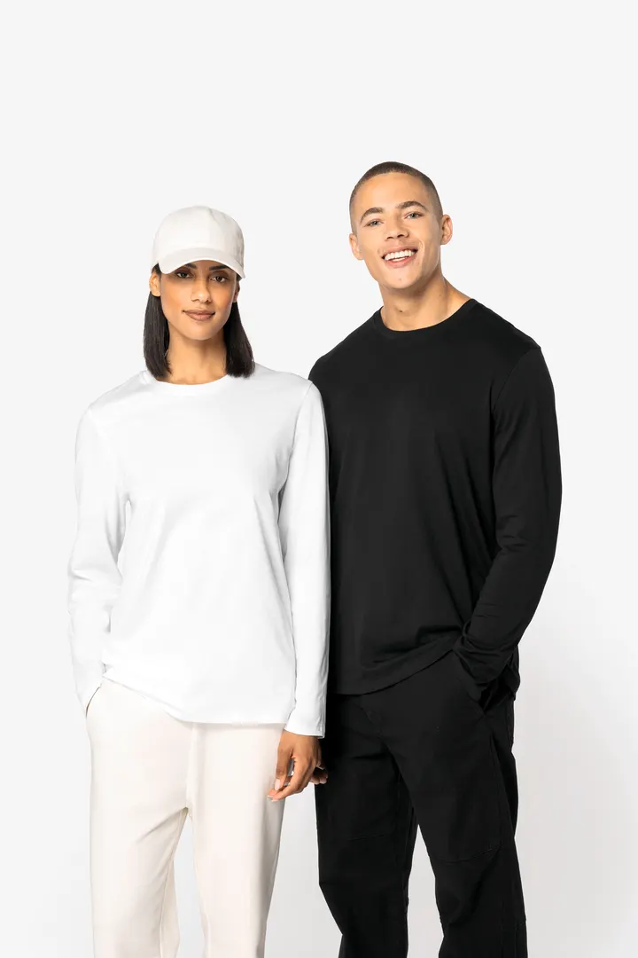Umweltfreundliches Unisex-T-Shirt mit langen Ärmeln 8