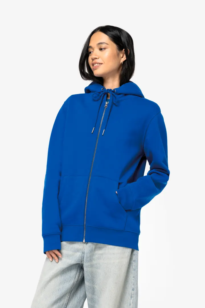 Umweltfreundliches Unisex Kapuzensweatshirt mit Reißverschluss 5