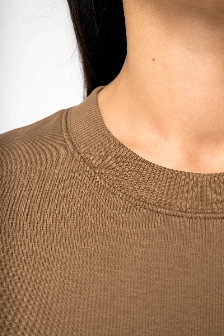 Umweltfreundliches Oversize Unisex-Sweatshirt mit Rundhalsausschnitt 3