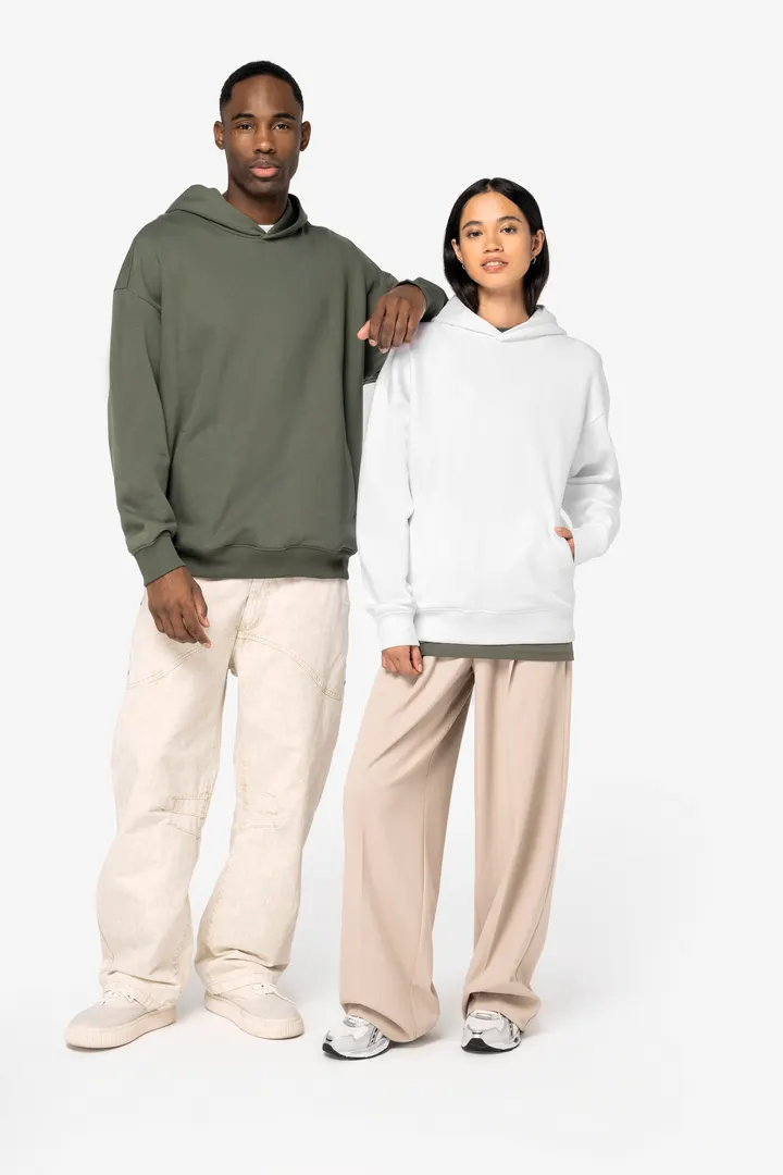 Umweltfreundliches Oversize Unisex-Kapuzensweatshirt 10