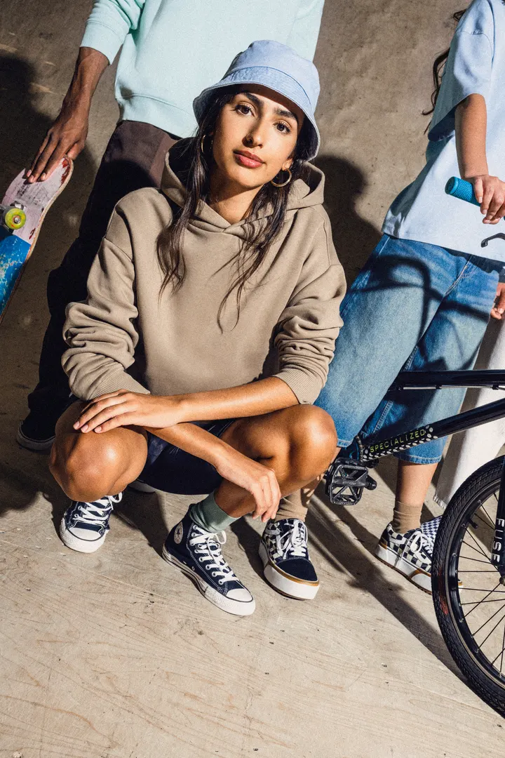 Umweltfreundliches Oversize Unisex-Kapuzensweatshirt 2