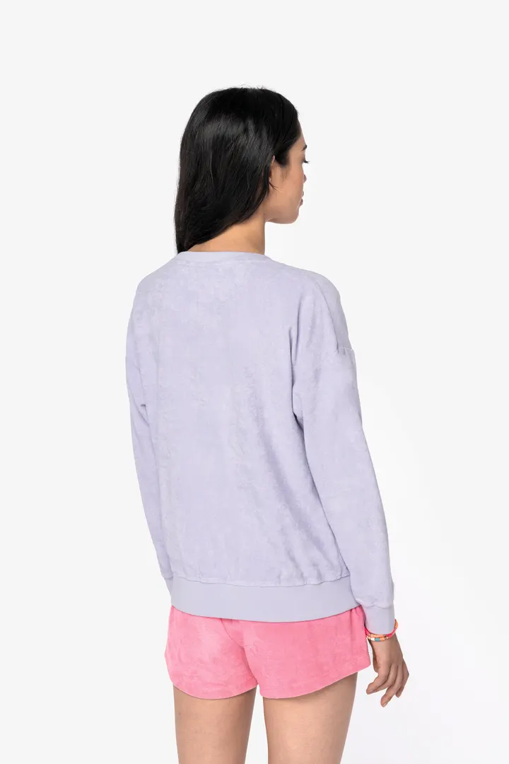 Umweltfreundliches Damen-Sweatshirt aus Frottee 6