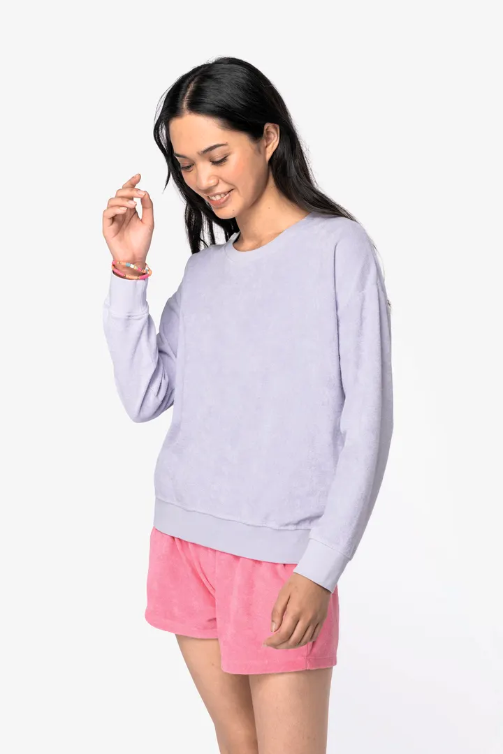 Umweltfreundliches Damen-Sweatshirt aus Frottee 7