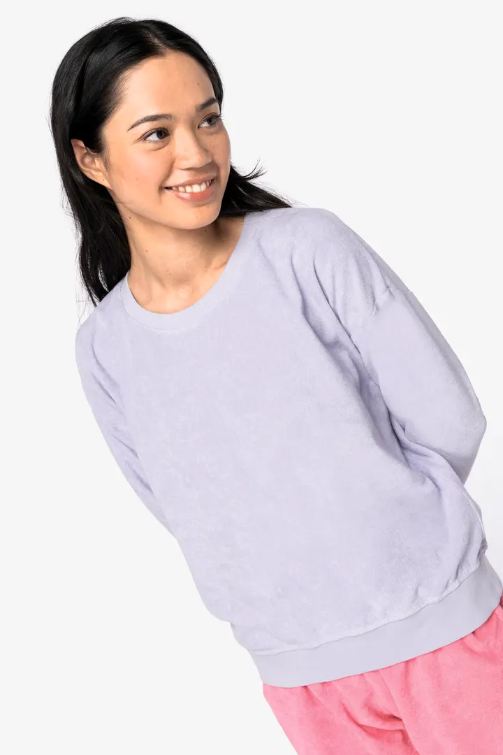 Umweltfreundliches Damen-Sweatshirt aus Frottee 8