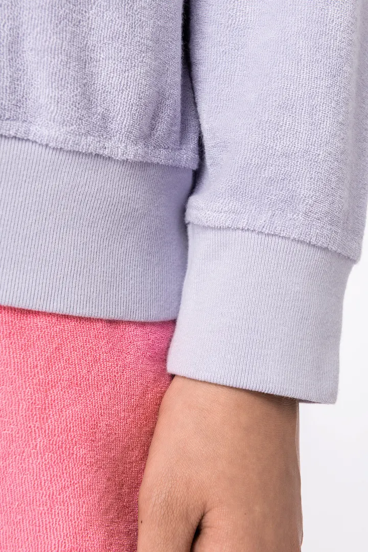 Umweltfreundliches Damen-Sweatshirt aus Frottee 2