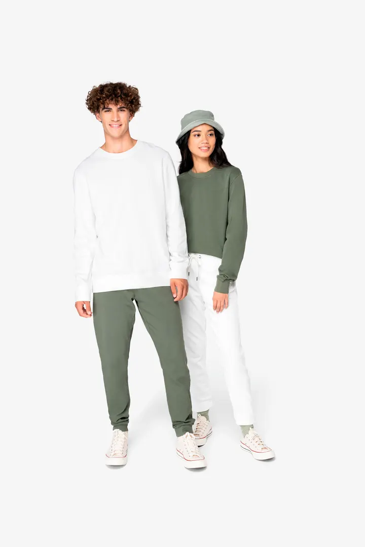Sweat-shirt écoresponsable à col rond French Terry unisexe 3